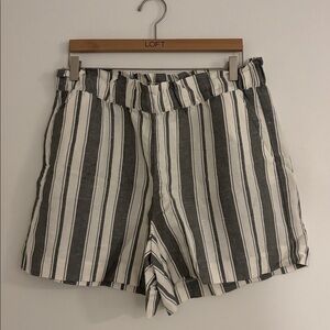 LOFT | PAPER-BAG SHORTS | L